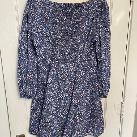 J.Crew Liberty® Sweetheart long-sleeve mini dress in Bourton Bloom fabric, 8 - Picture 6 of 8